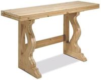 Console en bois transformable en table - Style rustique